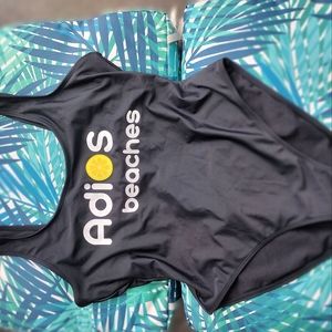 COPY - Adios Beaches One Piece Bathing Suit w/ Athena Palazzo Cover-up Pants